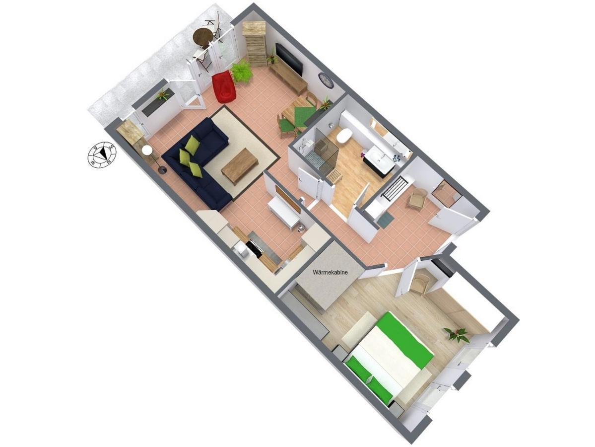זינקסט Parkresidenz Am Hafen Wohnung Hf 11 - Meerzeit מראה חיצוני תמונה